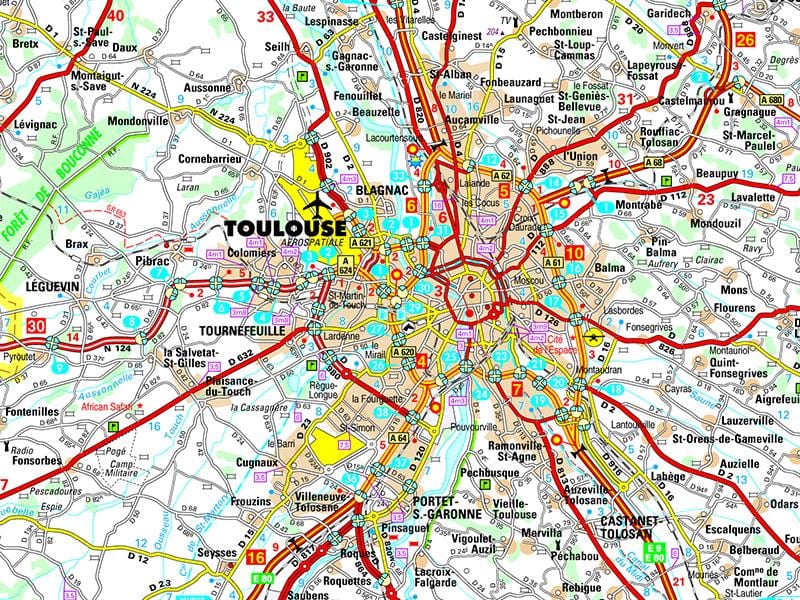 Toulouse yol haritası
